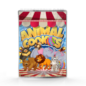 Animal Cookies Mylar bag – pre-designed cannabis packaging by Re-Up Supply Co.