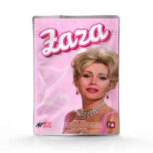 Zaza Mylar bag – pre-designed cannabis packaging by Re-Up Supply Co.