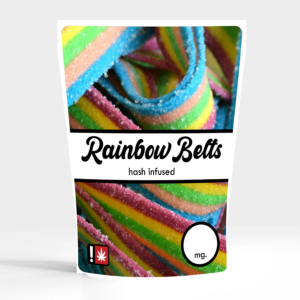 Hash Infused Rainbow Belts